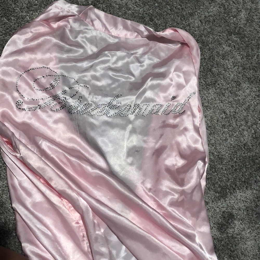 Pink diamond Bridesmaid Robe
